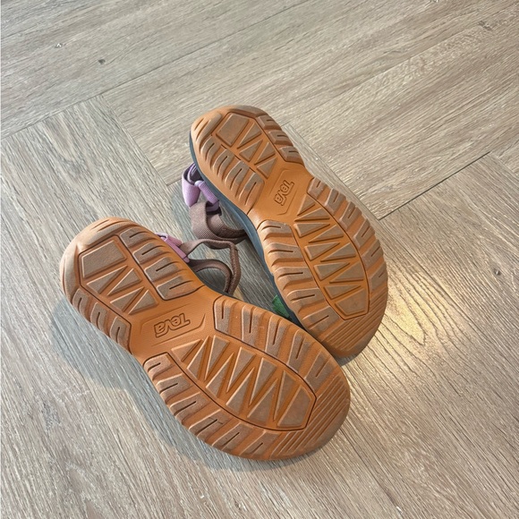 Teva Green, Brown, and Purple Strappy Sandals - Picture 5 of 5